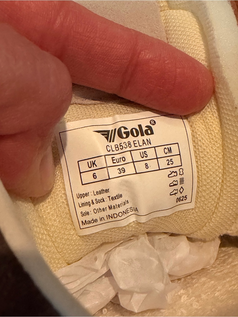 Gola Women’s Brown Suede Sneaker - Picture 7 of 7